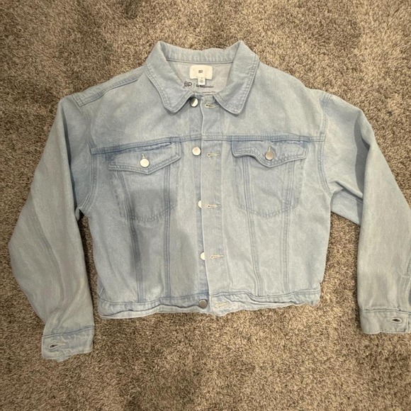 Jackets & Blazers - BP light blue denim jacket with a relaxed fit